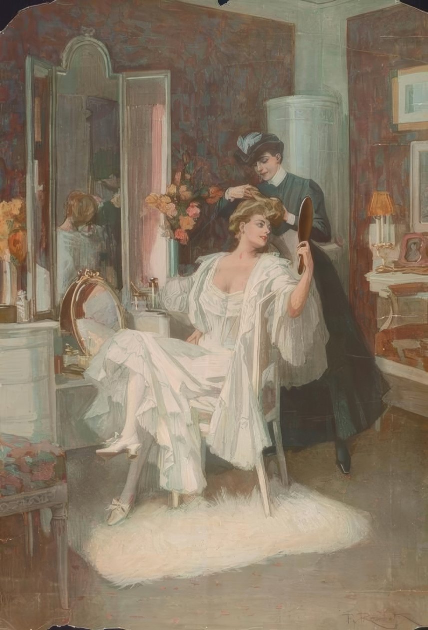 På toilettet af Ferdinand von Reznicek