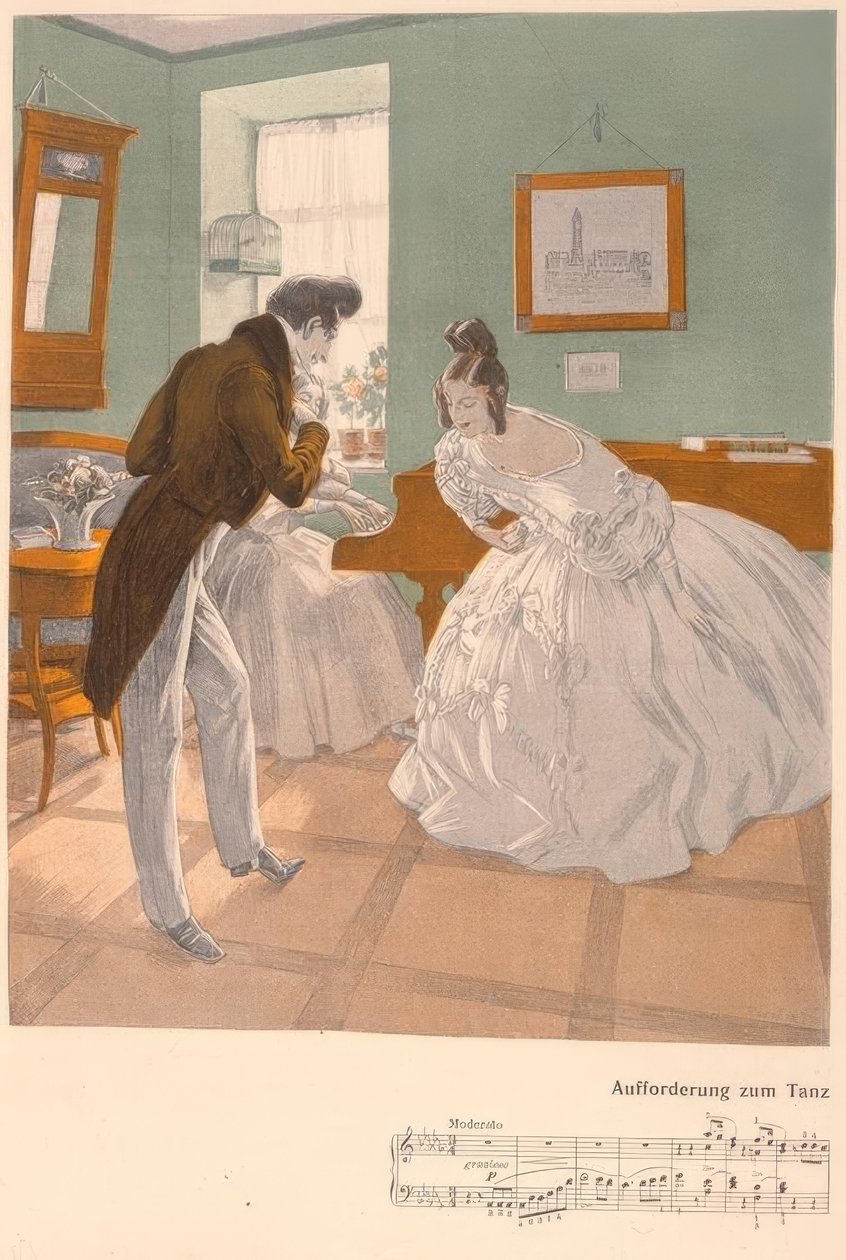 Reznicek, invitation til dans / 1906 af Ferdinand von Reznicek