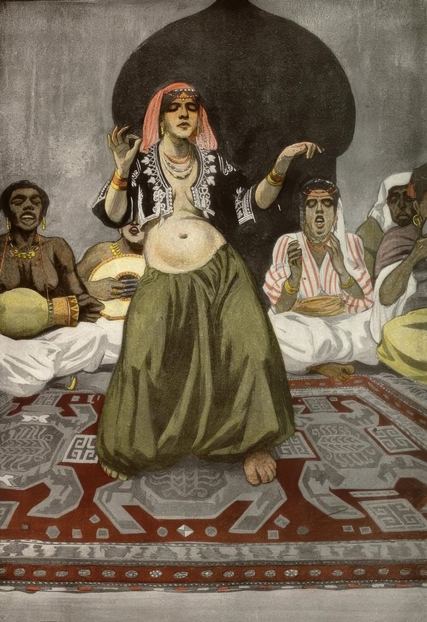 Reznicek / mavedans / grafik 1906 af Ferdinand von Reznicek