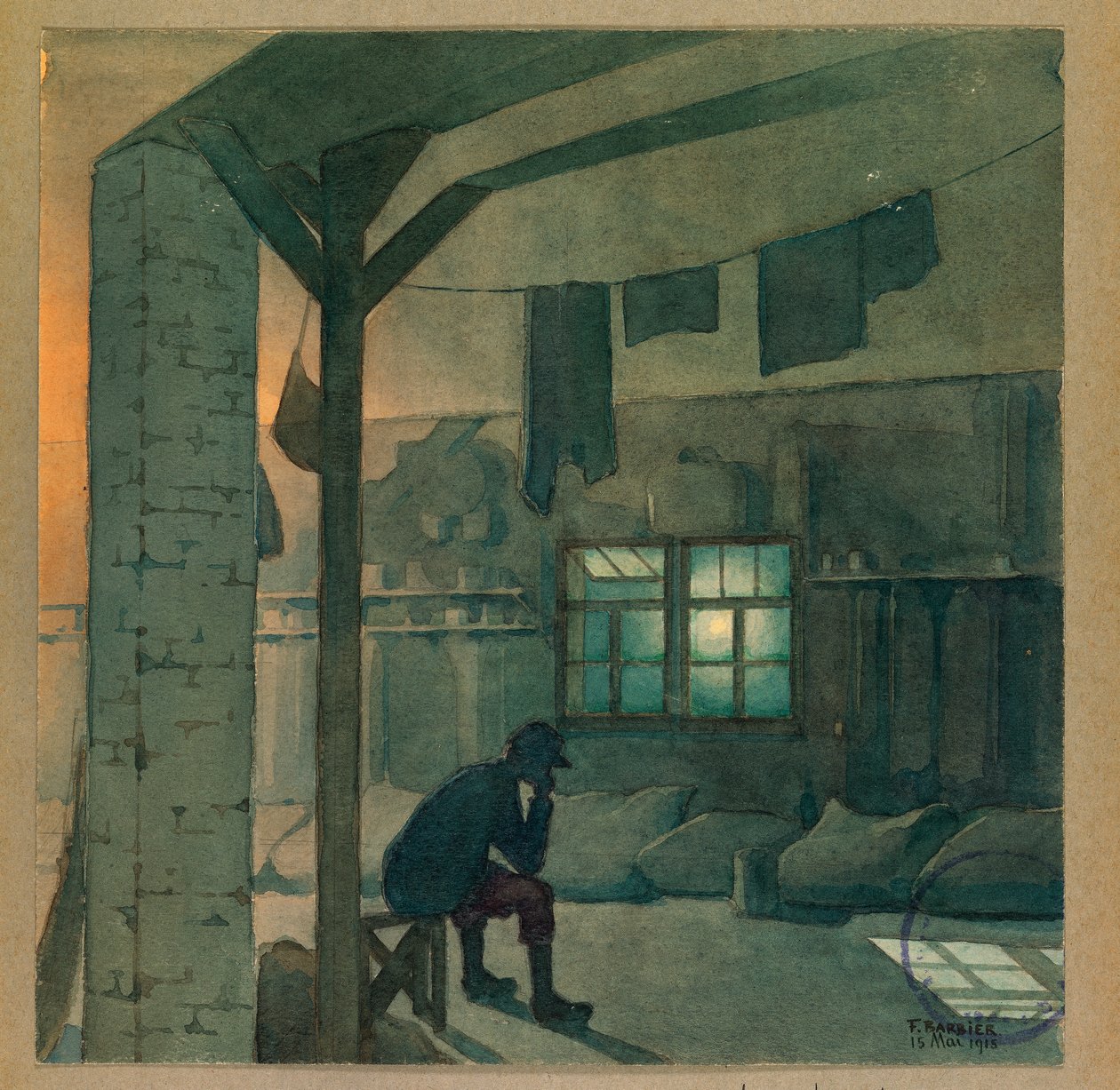 Millot er på vagt, Gustrow af Fernand Barbier