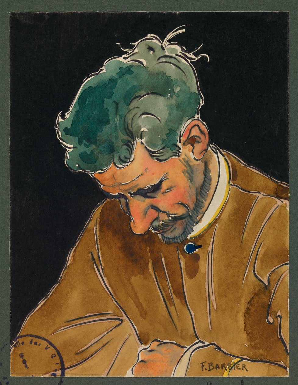 Professor Schosser siger Do,Mi,Sol, Gustrow af Fernand Barbier