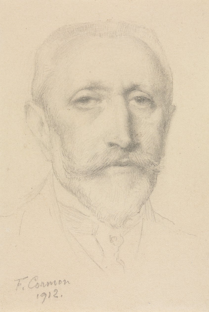 Selvportræt, 1912. af Fernand Cormon