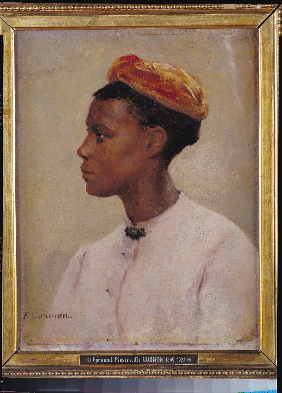 Ung sort kvinde af Fernand Cormon