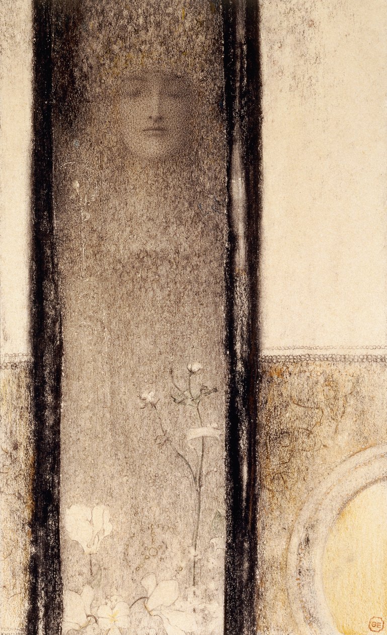 Mystisk kvinde, ca. 1909 af Fernand Khnopff