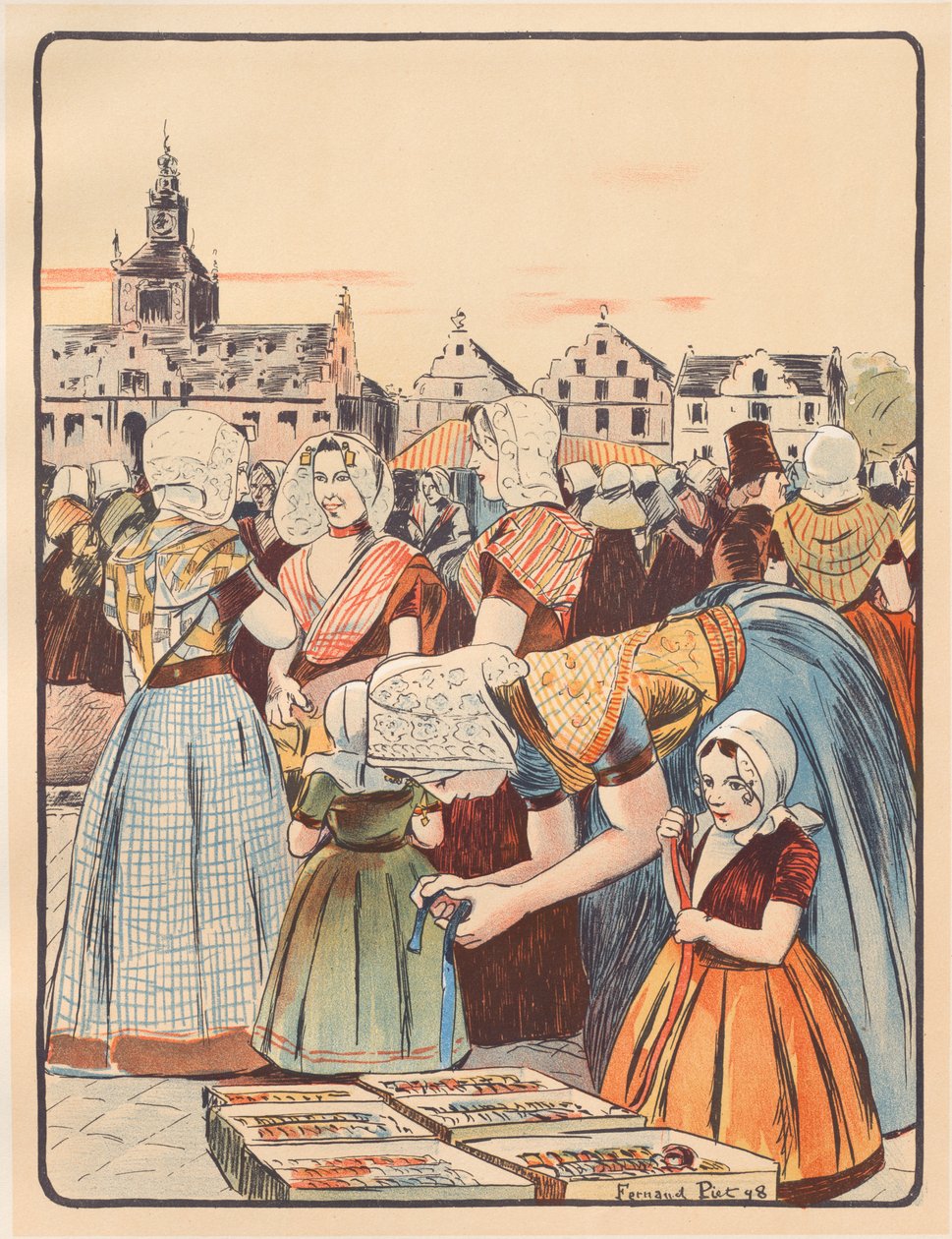 Et marked i Zeeland af Fernand Piet