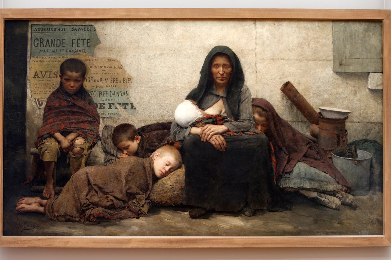 Hjemløs, 1883 af Fernand de Cordova Pelez