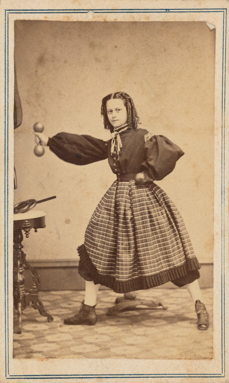 Portræt af en kvinde, ca. 1863-1864 (foto) af Fernando Dessaur