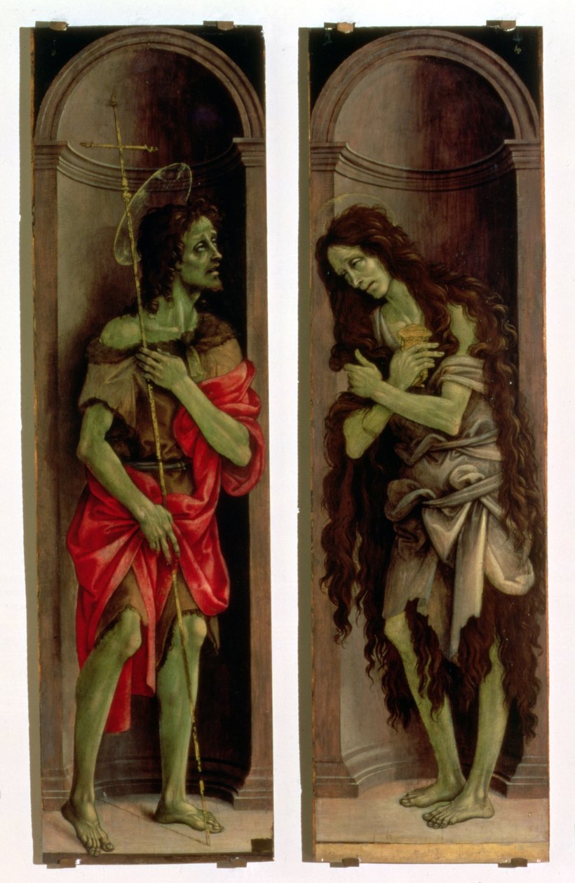 Johannes Døberen og Sankt Maria Magdalena af Filippino Lippi