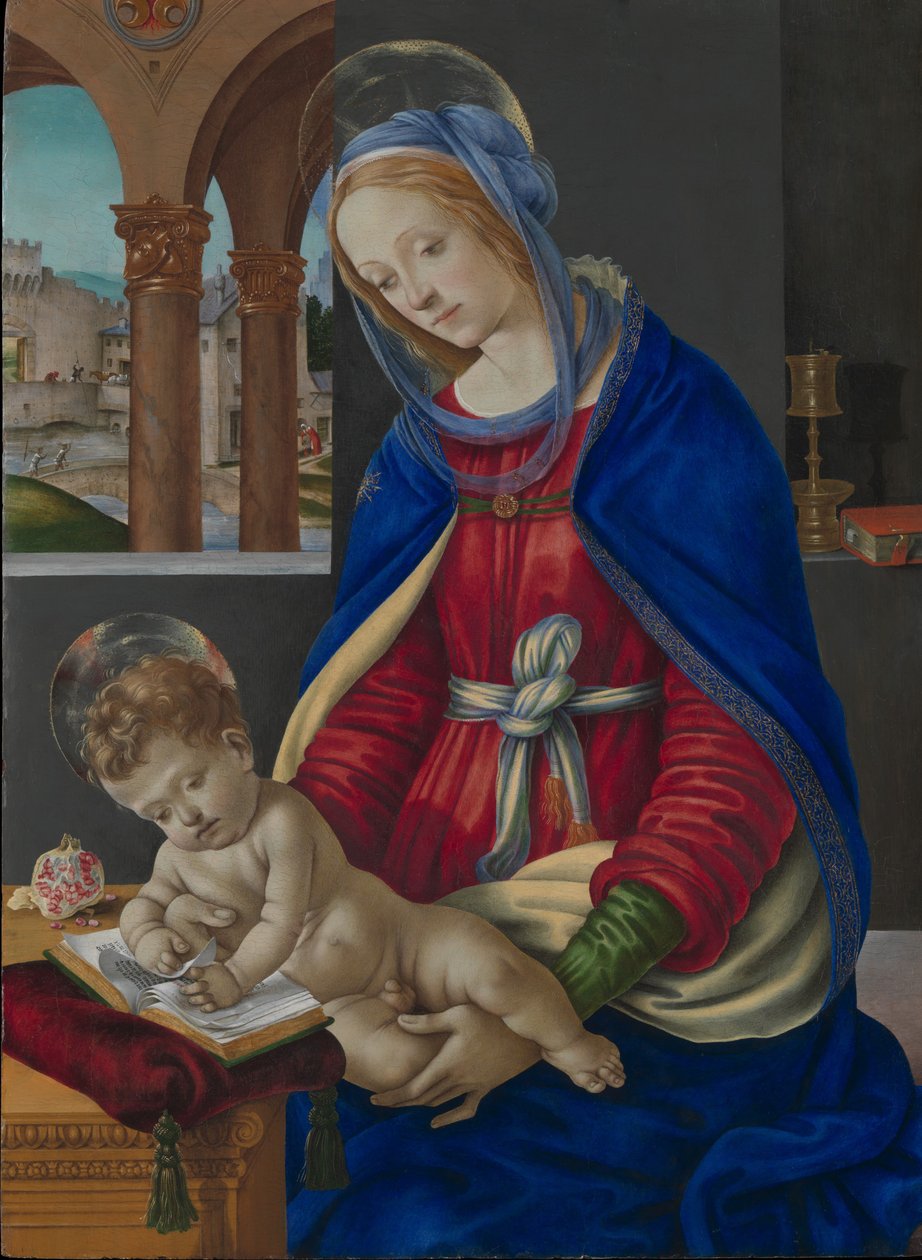 Madonna og barn, ca. 1483-84. af Filippino Lippi