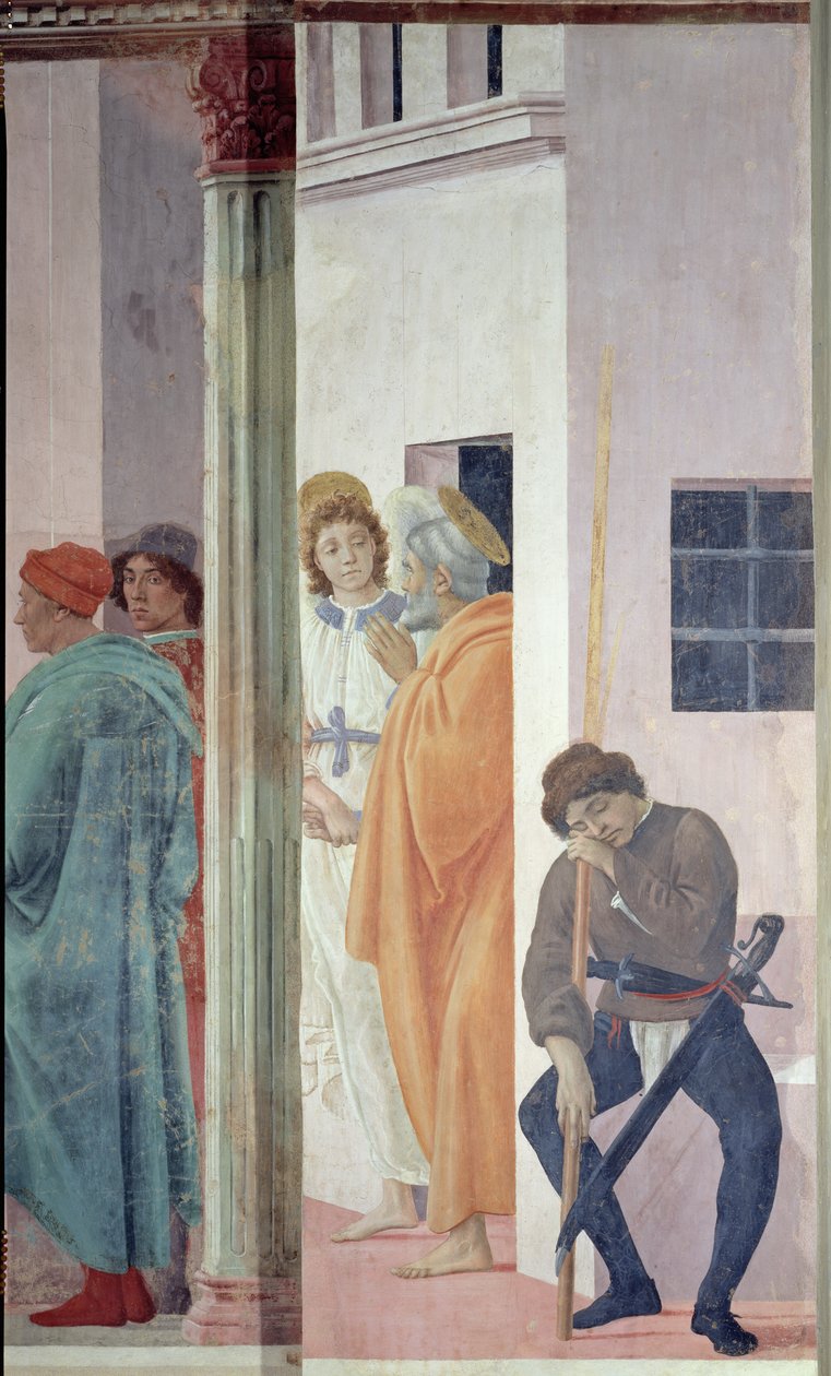 Sankt Peter befriet fra fængslet, ca. 1480 af Filippino Lippi