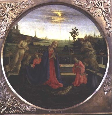Tilbedelsen af Jesusbarnet af Filippino Lippi
