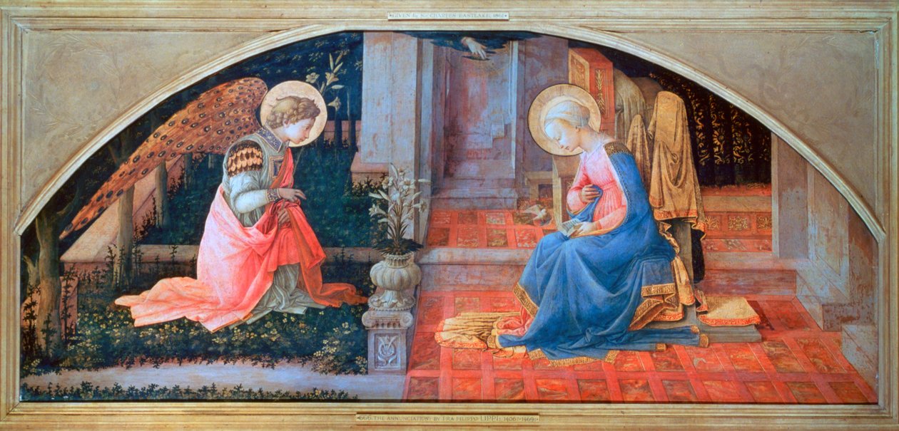 Bebudelsen, c1450-1453 af Filippino Lippi
