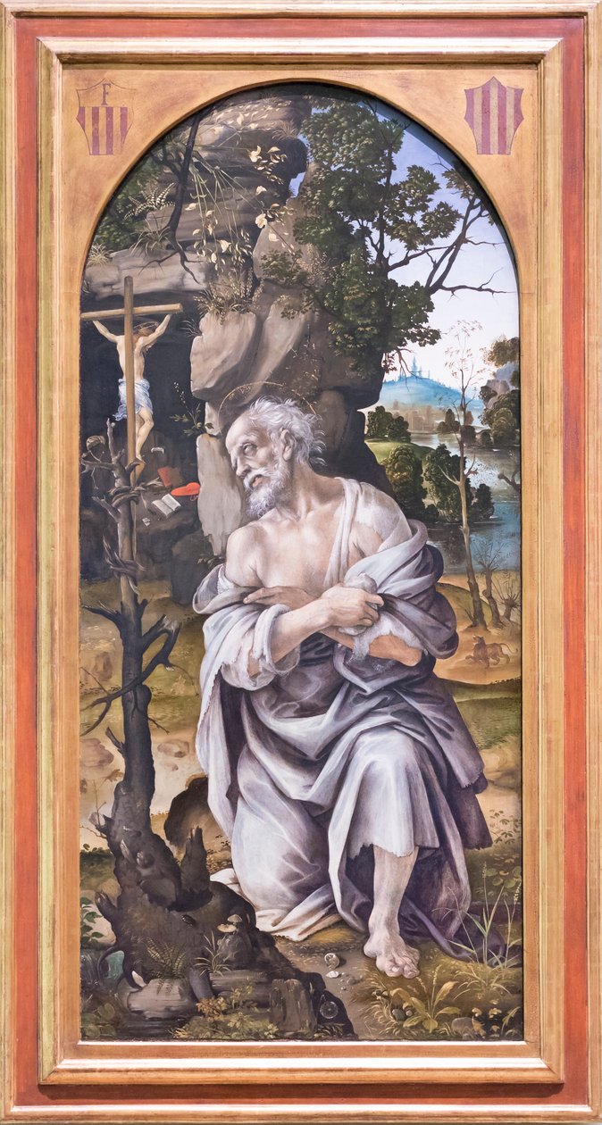 Den angrende Sankt Jerome af Filippino Lippi