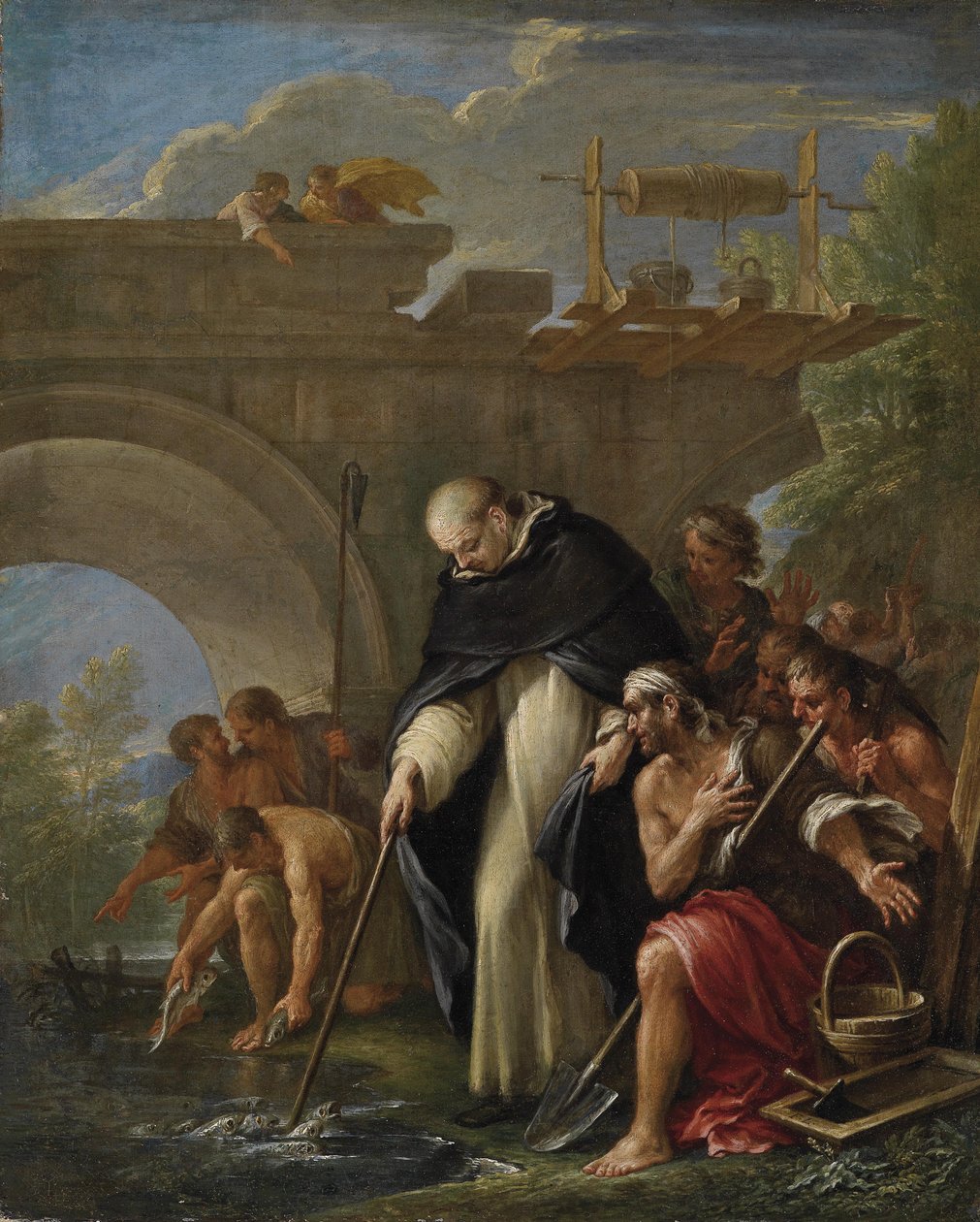 Mirakel ved fejring af St. Vincent Ferrer af Filippo Lauri