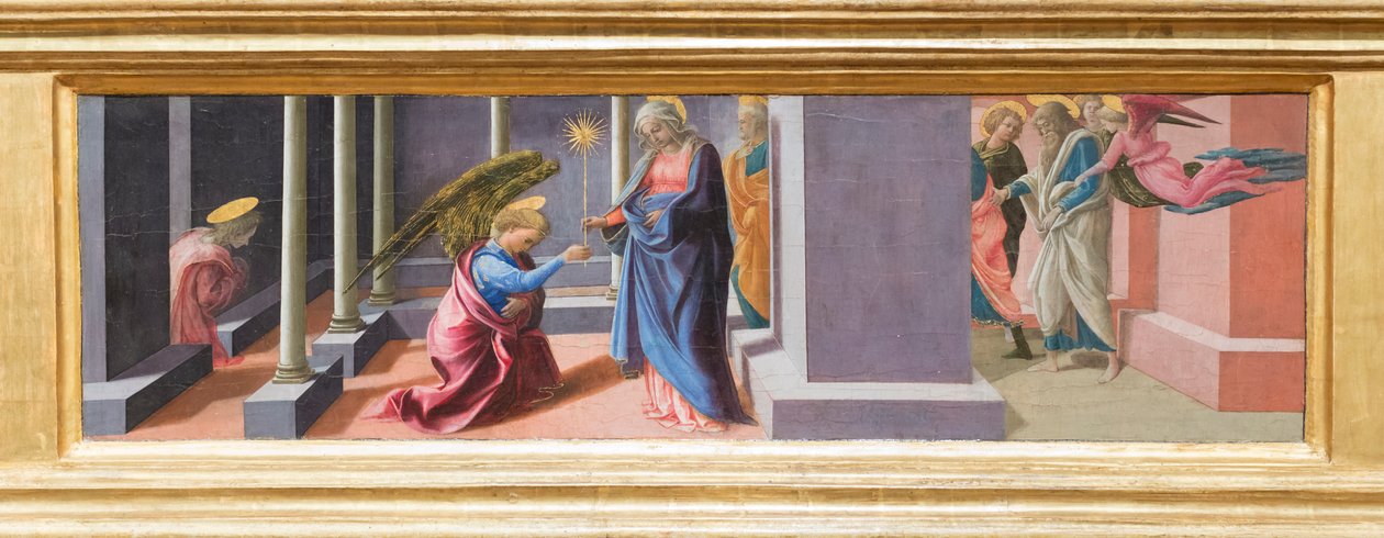 Meddelelse om Jomfruens død af Filippo Lippi