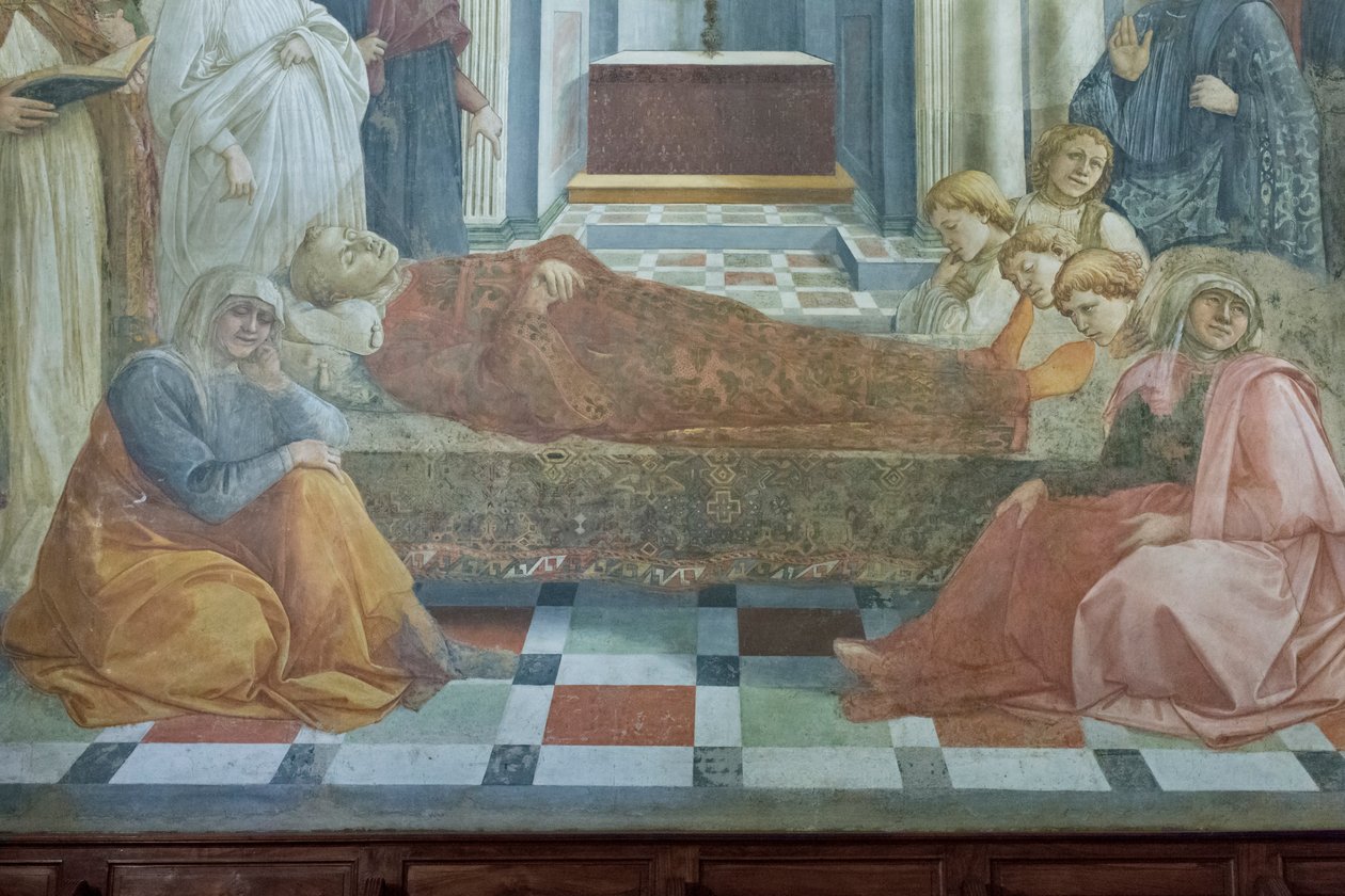 St. Stephens begravelse, detaljer af Filippo Lippi