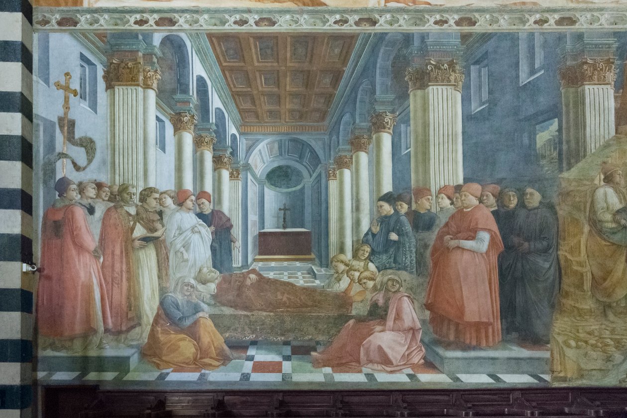 St. Stephens begravelse, detaljer af Filippo Lippi