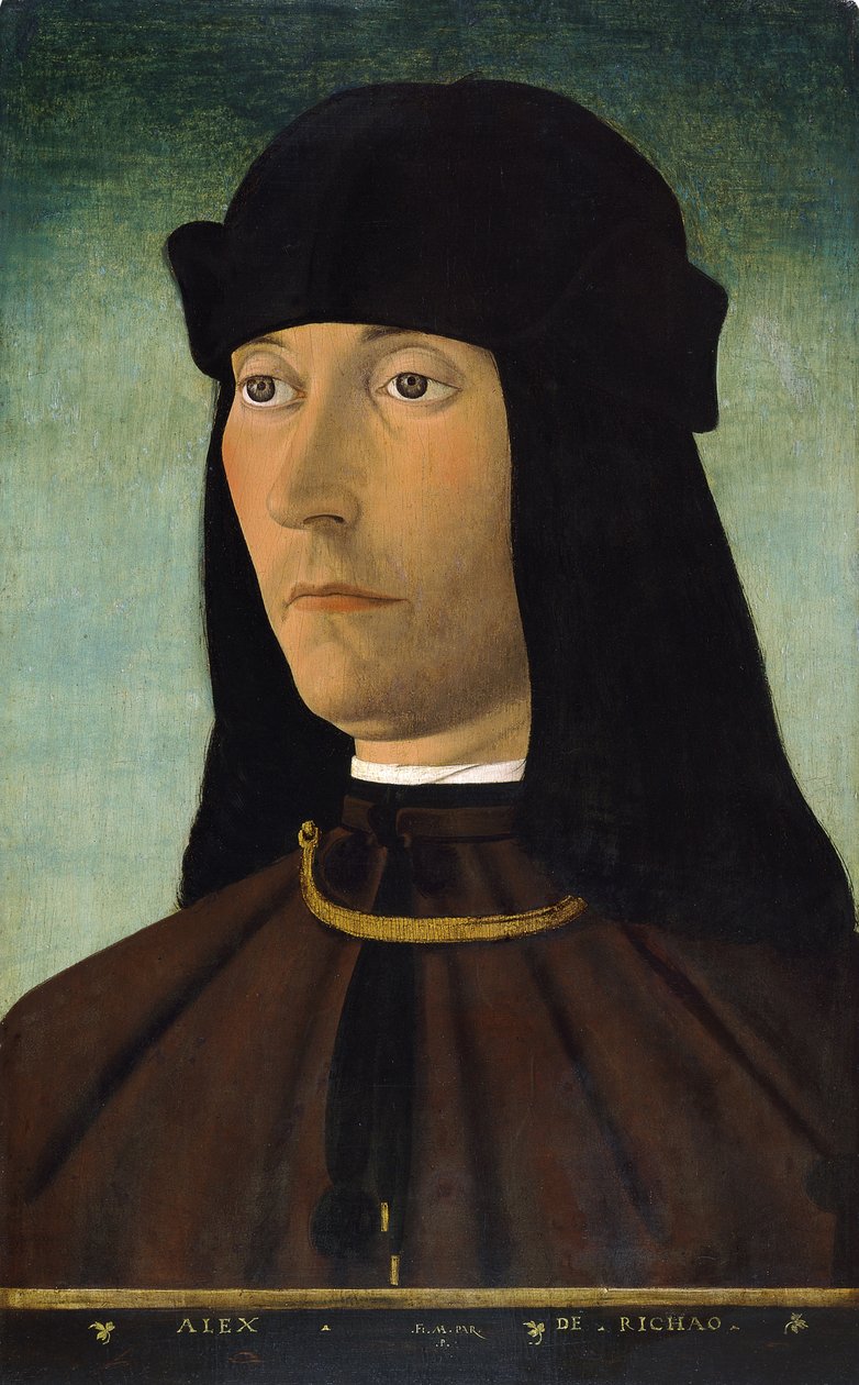 Portræt af Alessandro de Richao af Filippo Mazzola