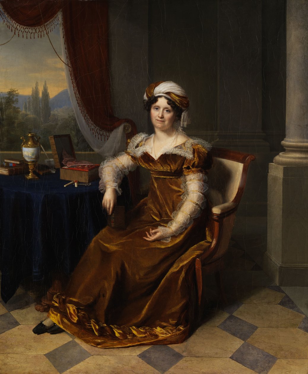 Portræt af Madame Marbon af Firmin Massot