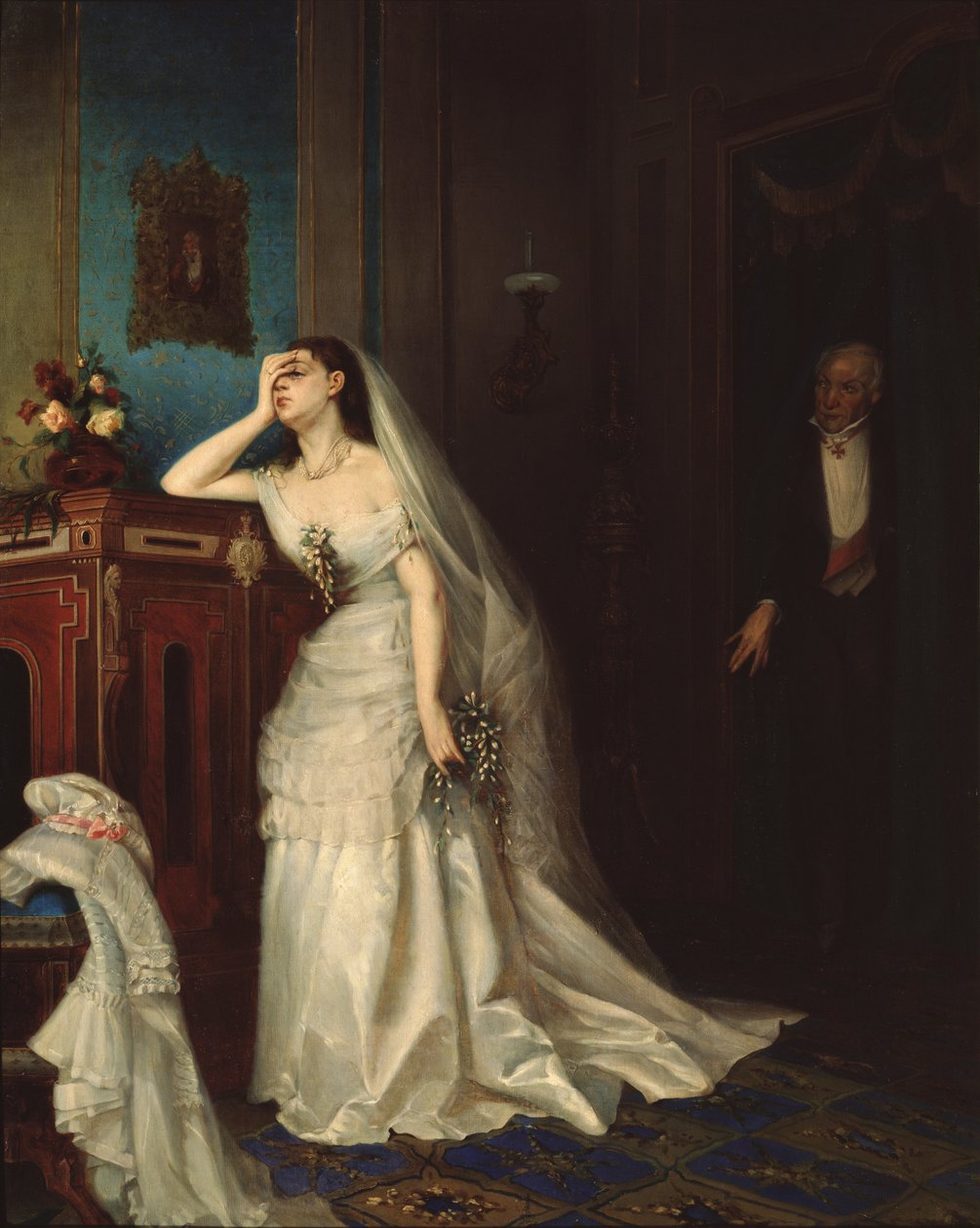Efter ægteskabet, 1874 af Firs Sergeevich Zhuravlev