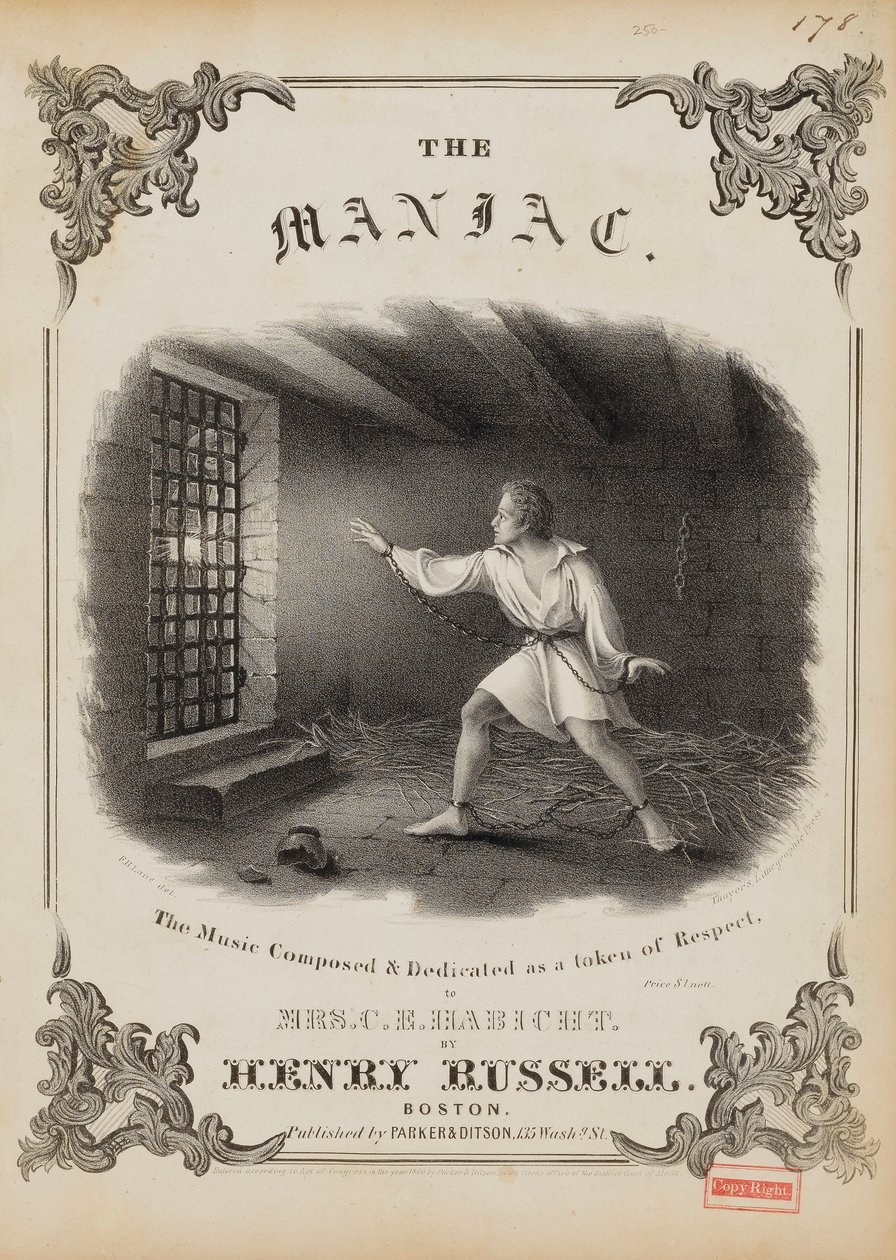 The Maniac (Cover med noder) af Fitz Henry Lane