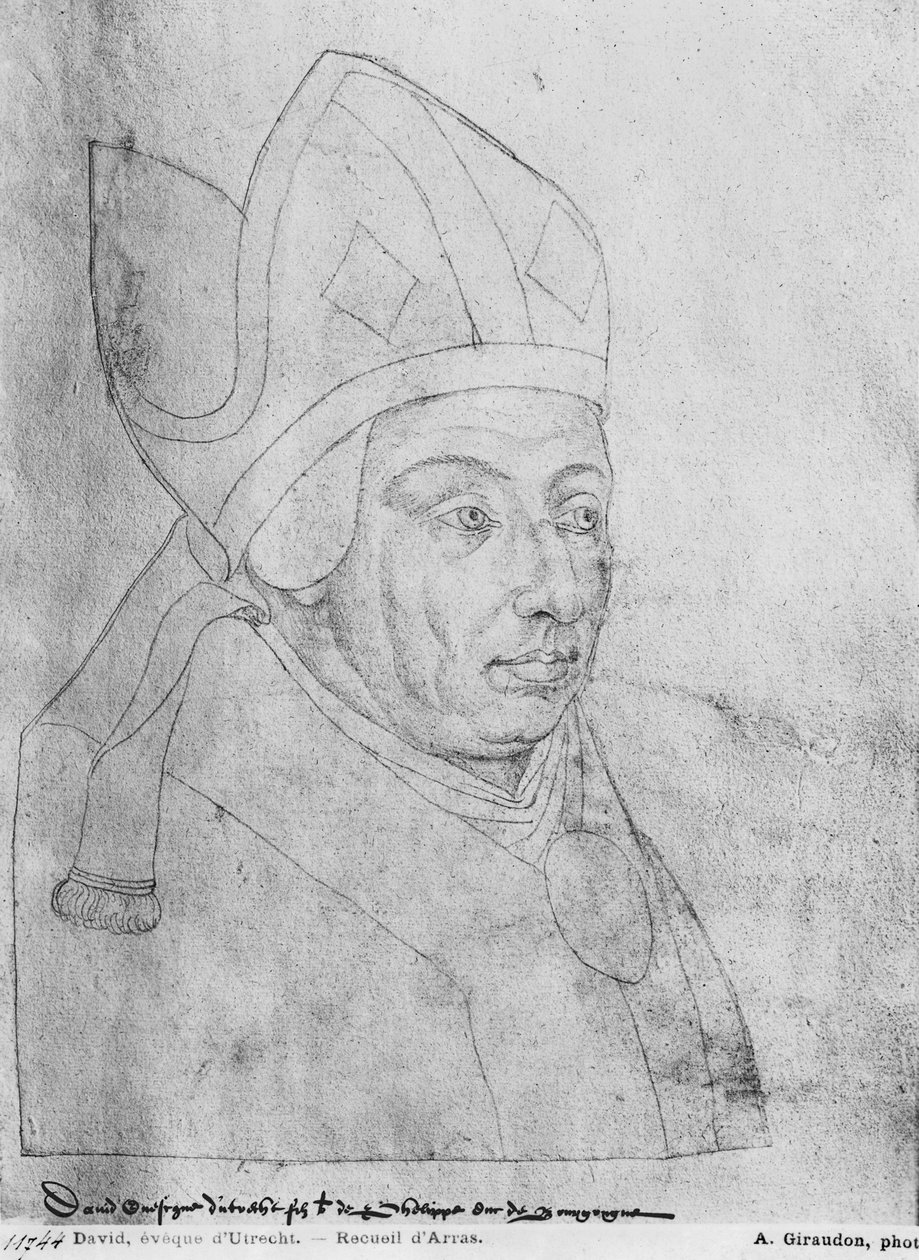 Ms 266 fol.97 David, biskop af Utrecht, fra 