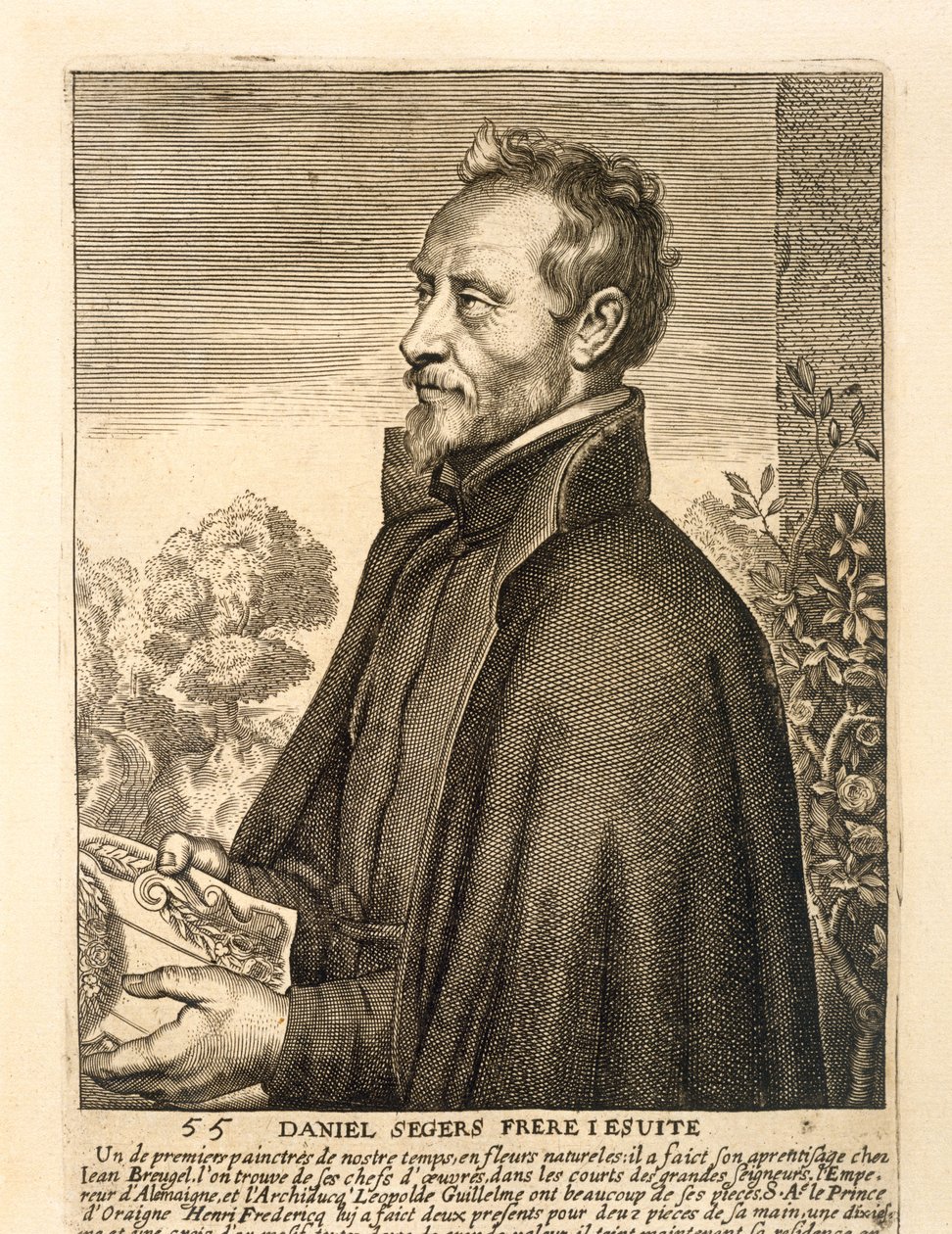 Portræt af Daniel Seghers af Flemish School