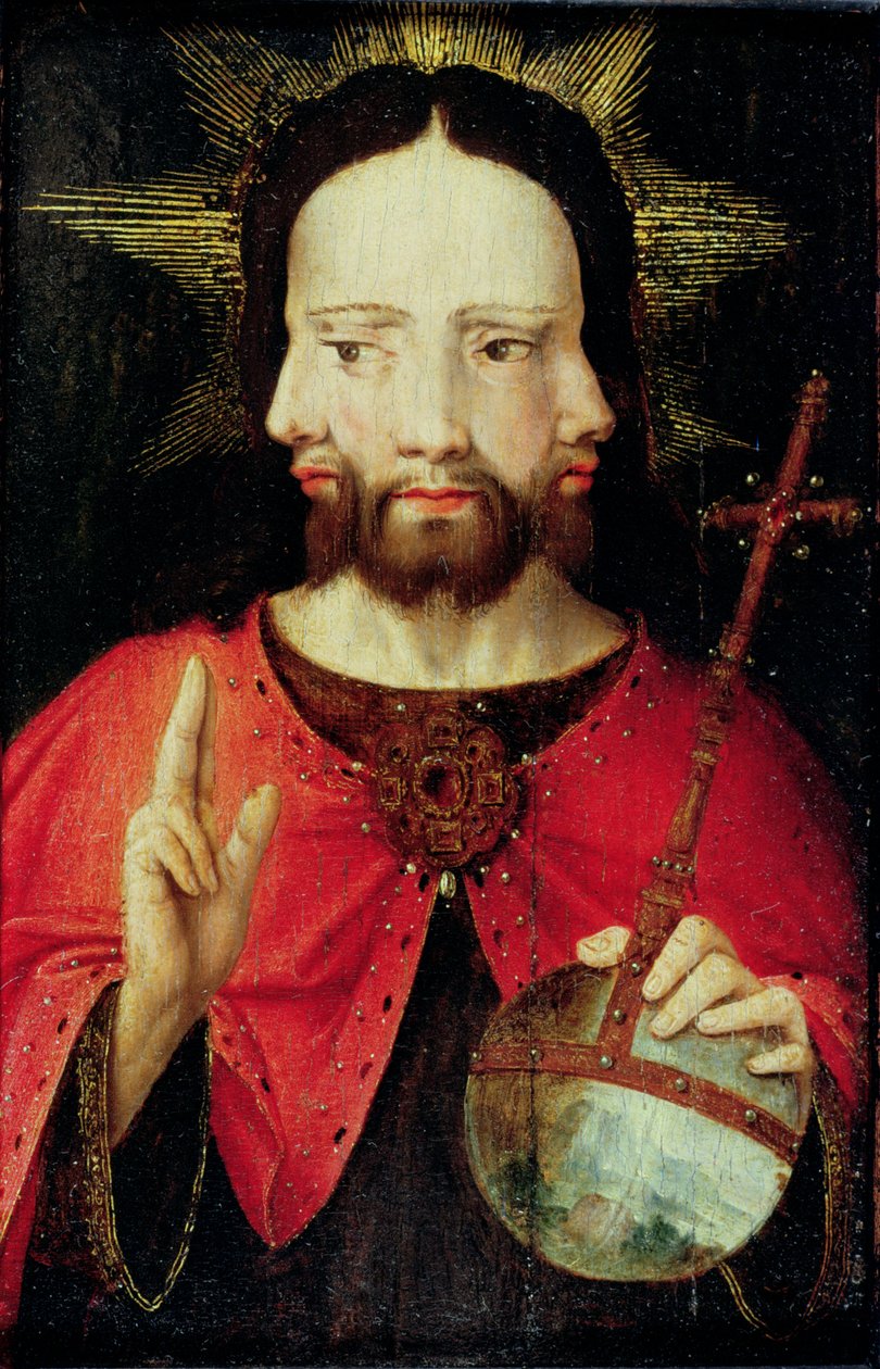 Trinitarisk Kristus, ca. 1500 af Flemish School