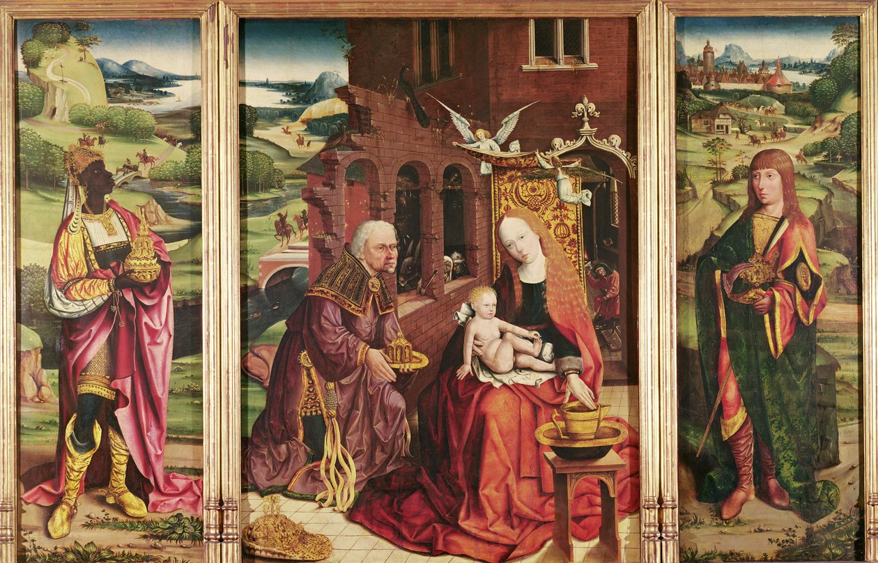 Tilbedelse af Magi af Flemish School