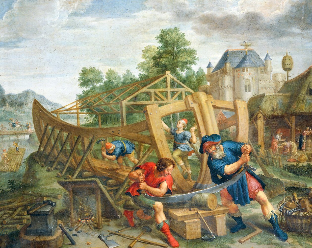Bygningsark af Flemish School