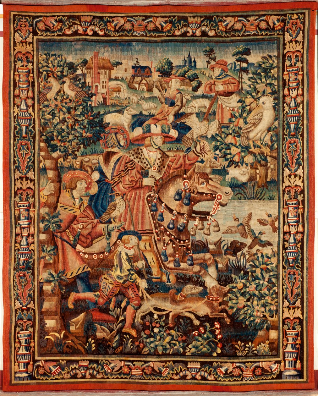 flamsk gobelin. 16. århundrede. af Flemish School