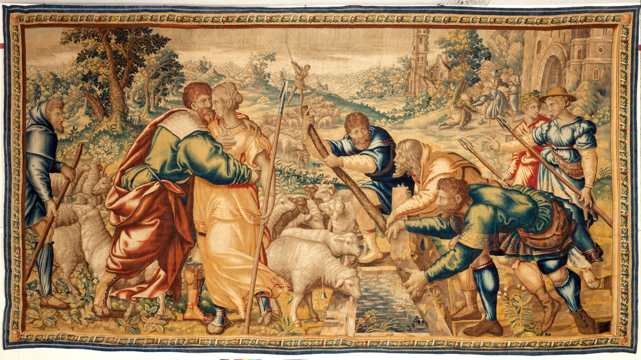 flamsk gobelin. 17. århundrede. af Flemish School