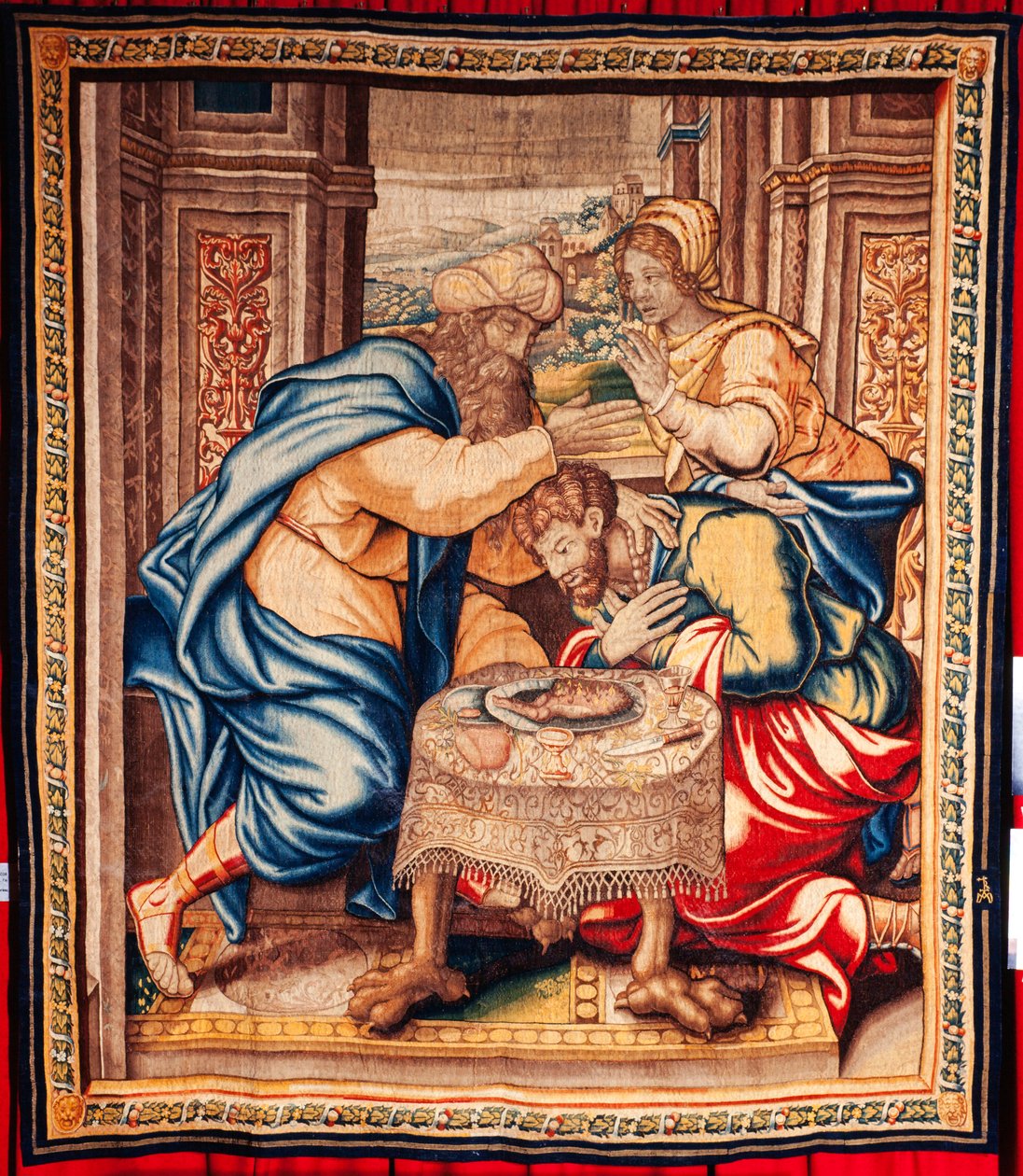 flamsk gobelin. 17. århundrede. af Flemish School