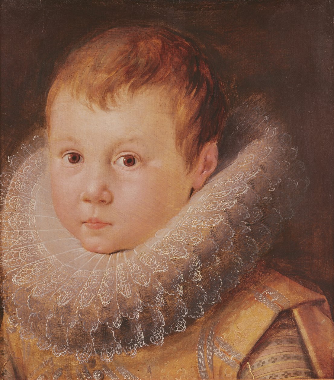 Portræt af et barn af Flemish School