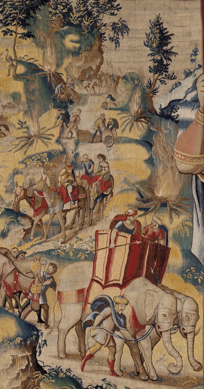 Hannibals historie, ca. 1570 (tæppe) af Flemish School