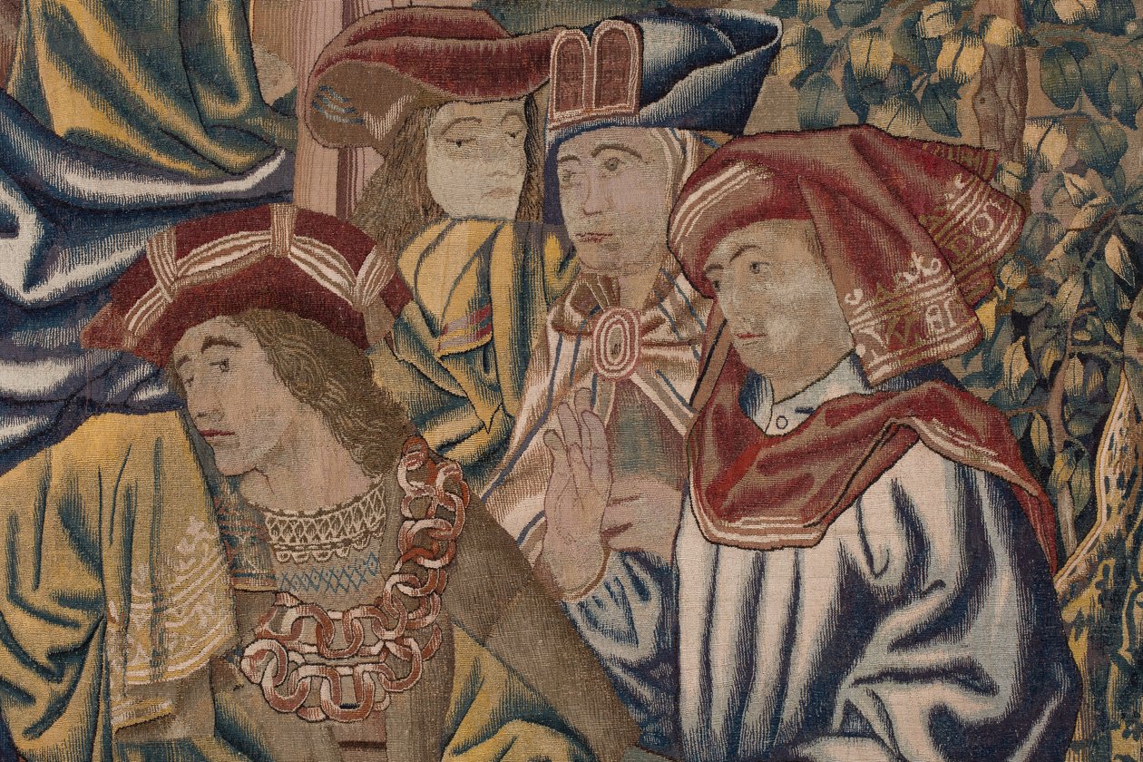 The Redemption of Man gobelin (tekstil) af Flemish School
