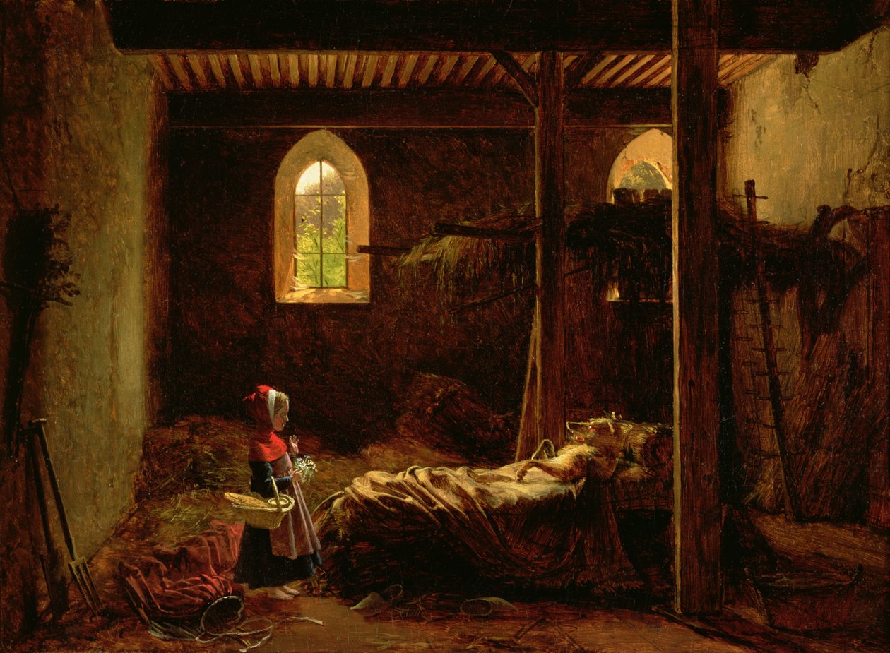 Rødhætte, ca. 1820 af Fleury François Richard