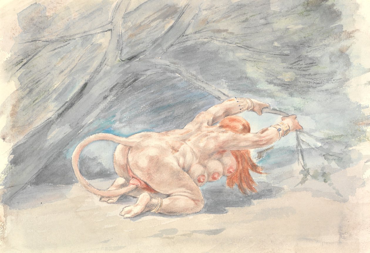 Uden titel,. af Félicien Rops