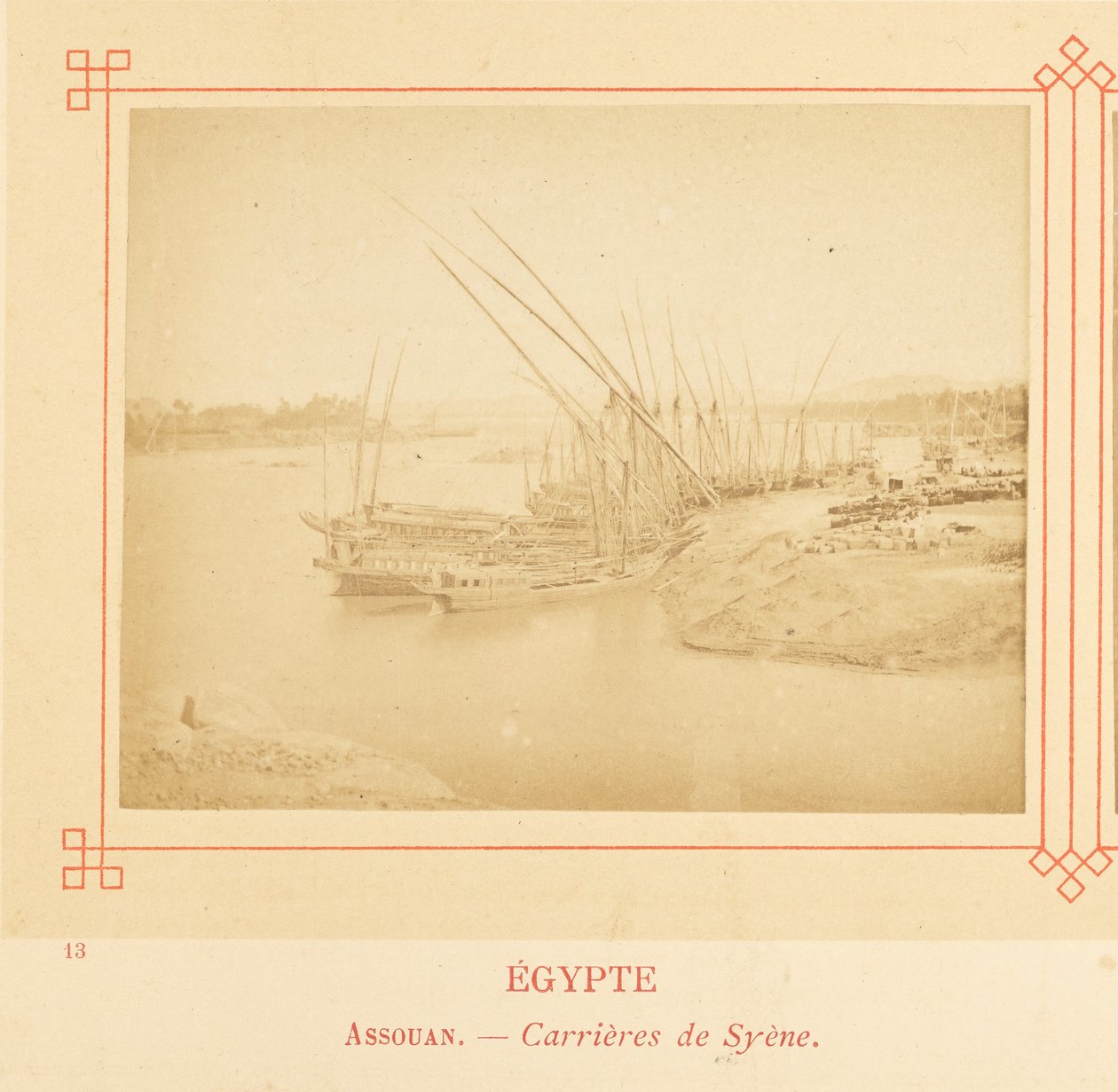 Aswan. - Syene stenbrud. af Félix Bonfils