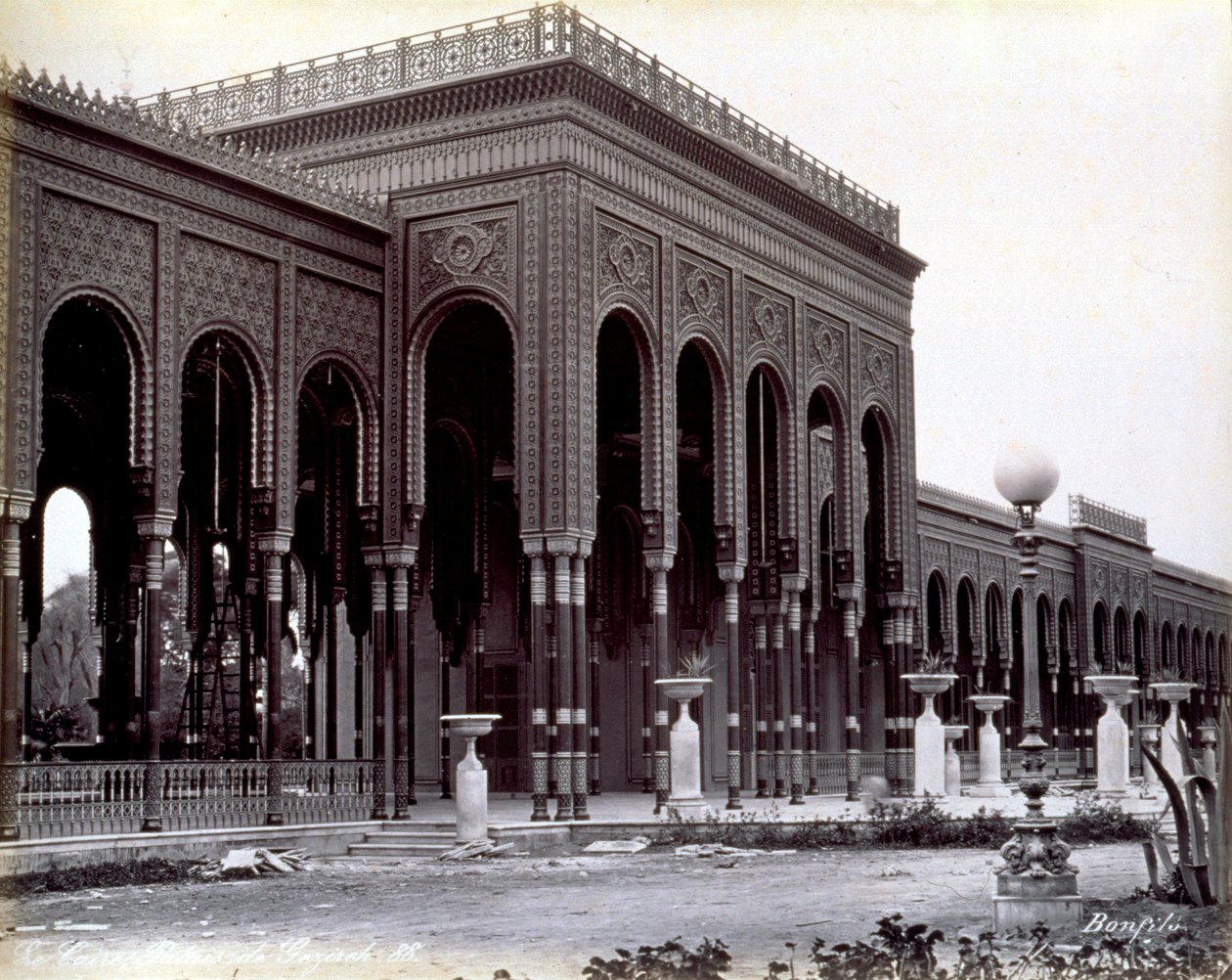 Gazirah-paladset i Kairo af Félix Bonfils