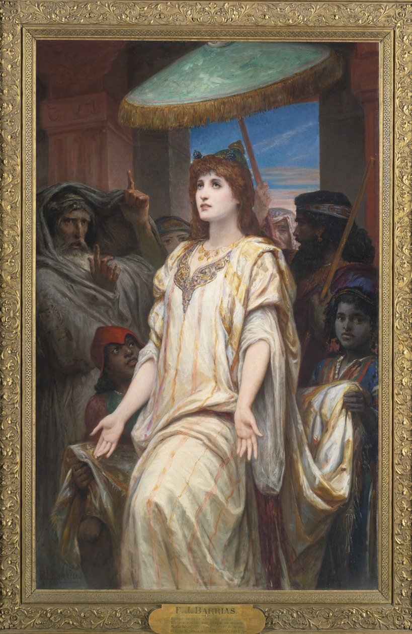 Esther før Ahasverus, 1894 af Félix Joseph Barrias