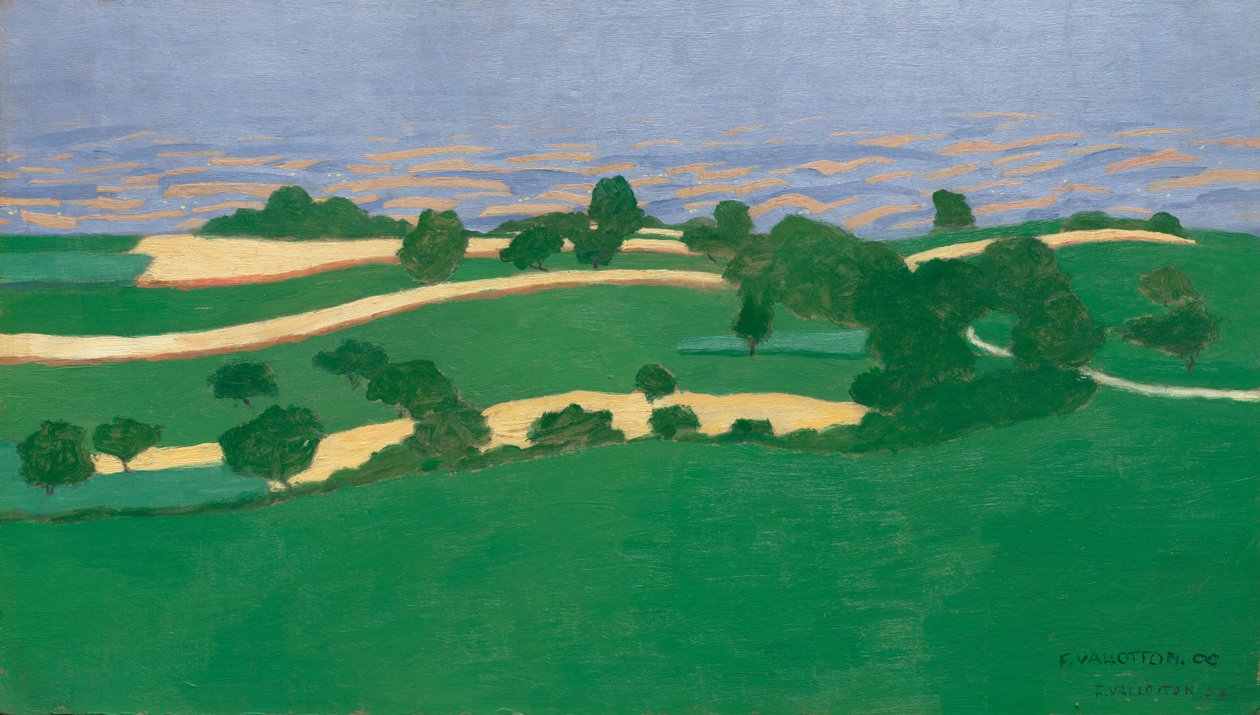 Kornmarker af Félix Vallotton