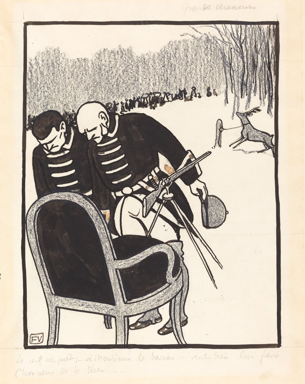 Great Hunters--The Stag er klar af Félix Vallotton