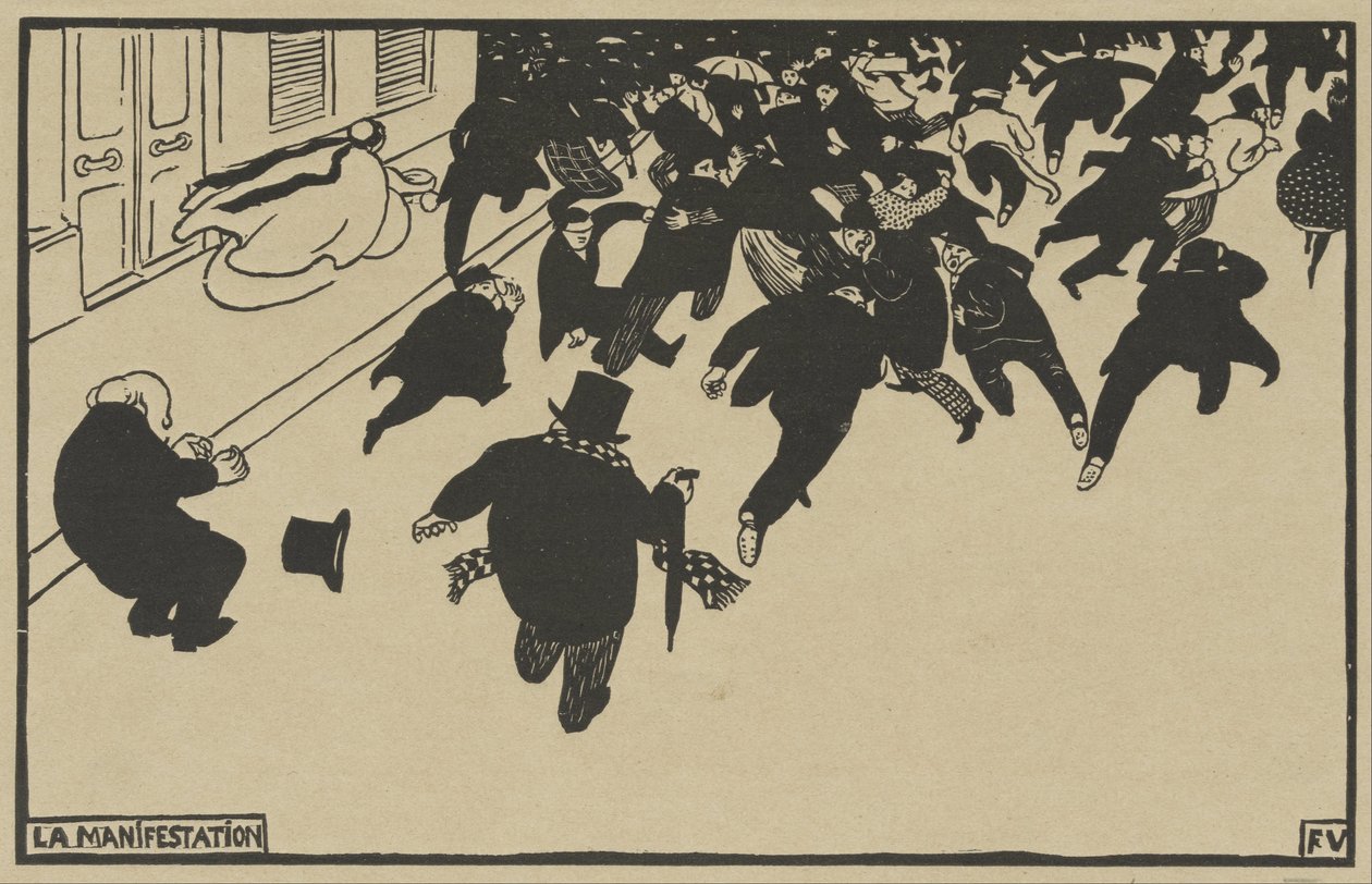 Demonstrationen af Félix Vallotton