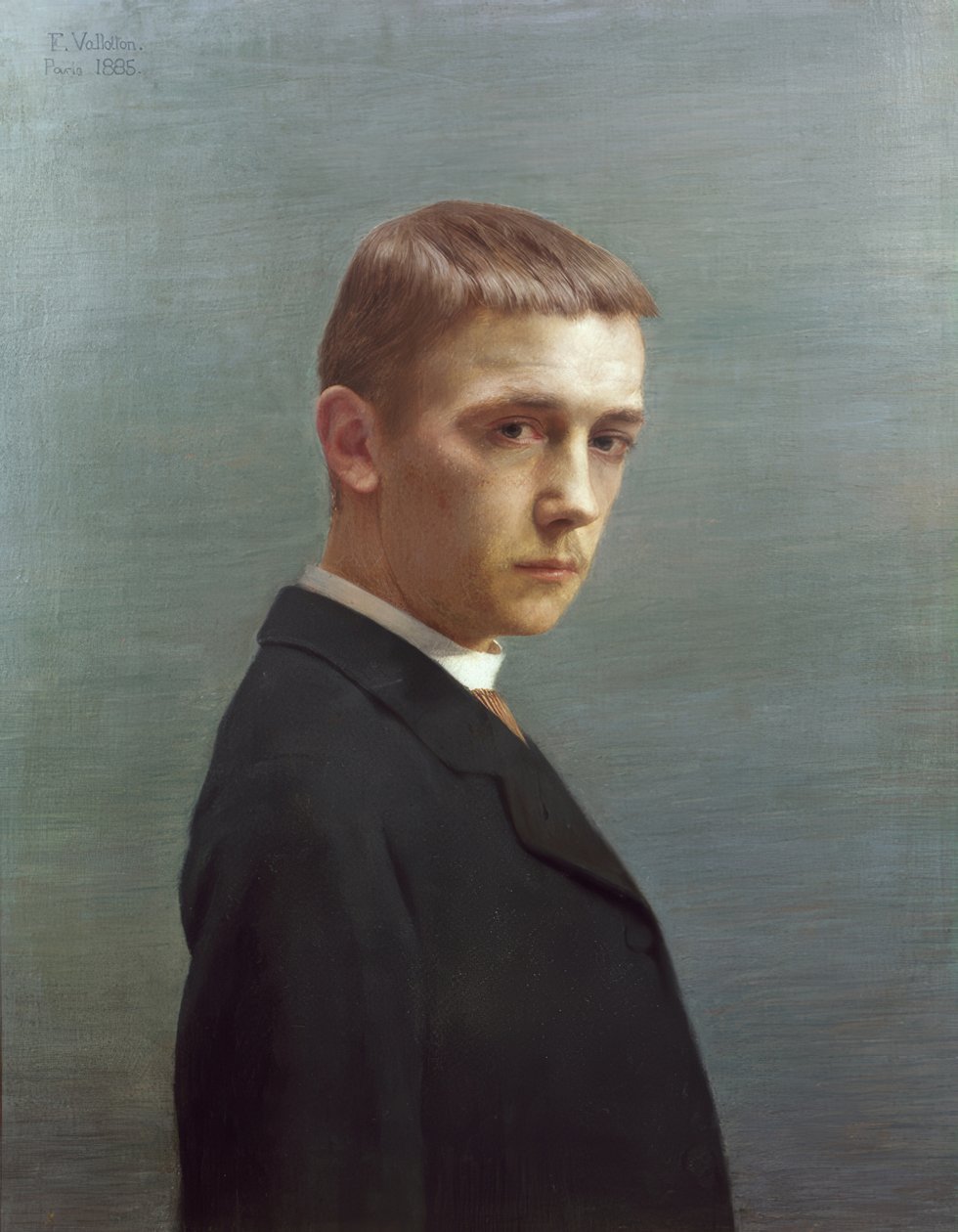 Selvportræt af Félix Vallotton i en alder af tyve år af Félix Vallotton