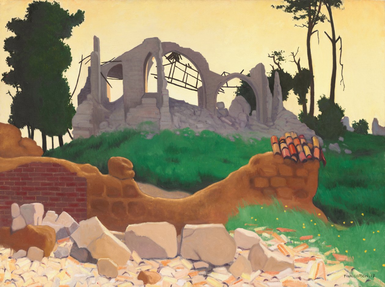 Souains kirke af Félix Vallotton