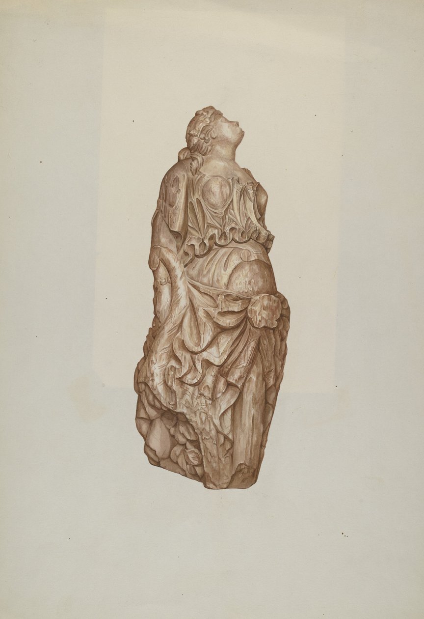 Galionsfigur af Flora Merchant