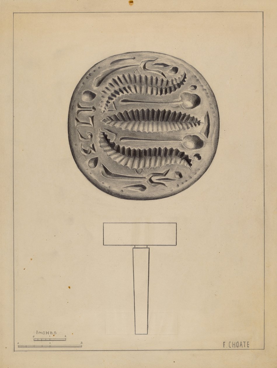 Smørform af Florence Choate