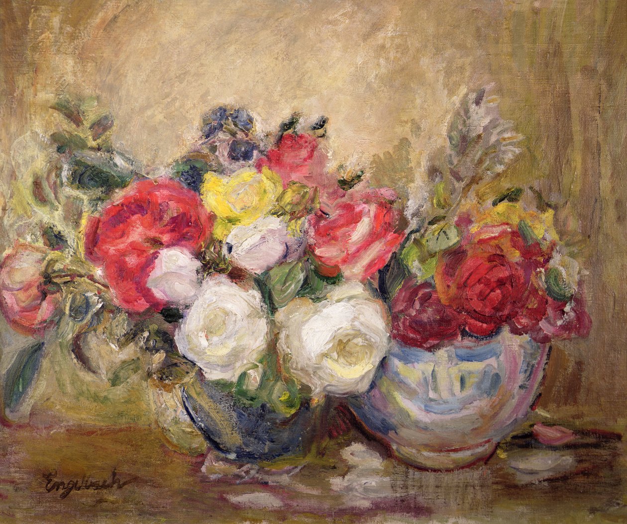 Roser i to skåle af Florence Ebgelbach