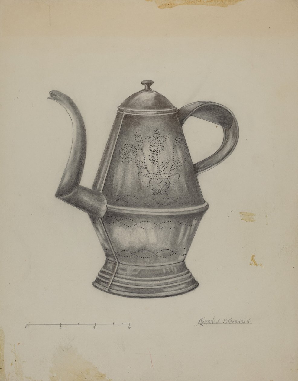 Pa. Tysk Kaffekande af Florence Stevenson